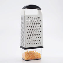 Oxo Good Grips Reibe Edelstahl Santoprene 25 cm - Käsereibe Zitrus