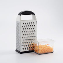Oxo Good Grips Reibe Edelstahl Santoprene 25 cm - Käsereibe Zitrus