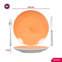 Cookinglife Speiseteller Pastel Harmony ø 26,5 cm - 6 Stück