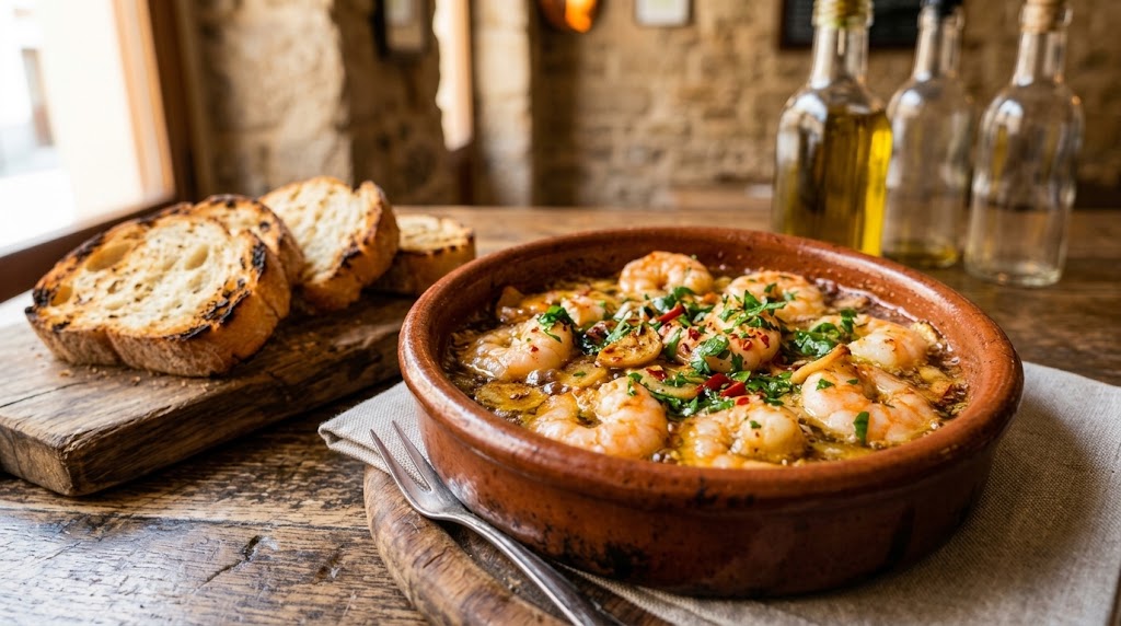 Knoblauch, Öl und Garnelen: so gelingt dir der perfekte Tapas-Abend
