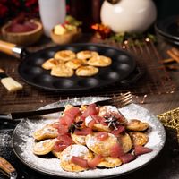 Selbstgemacht mit einer Poffertjes-Pfanne