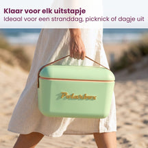 Polarbox Kühlbox mit Schultergurt - Olive Green-Gold - 12 Liter