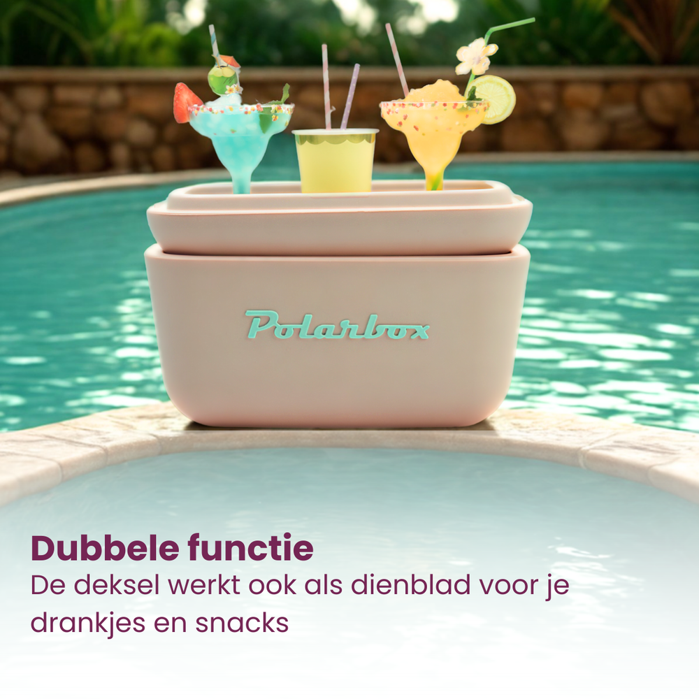 Polarbox Kühlbox mit Schultergurt - Pastellgrün - 12 Liter