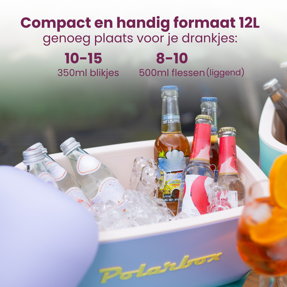 Polarbox Kühlbox mit Schultergurt - Pastellgrün - 12 Liter