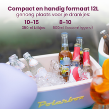 Polarbox Kühlbox mit Schultergurt - Pastellgrün - 12 Liter
