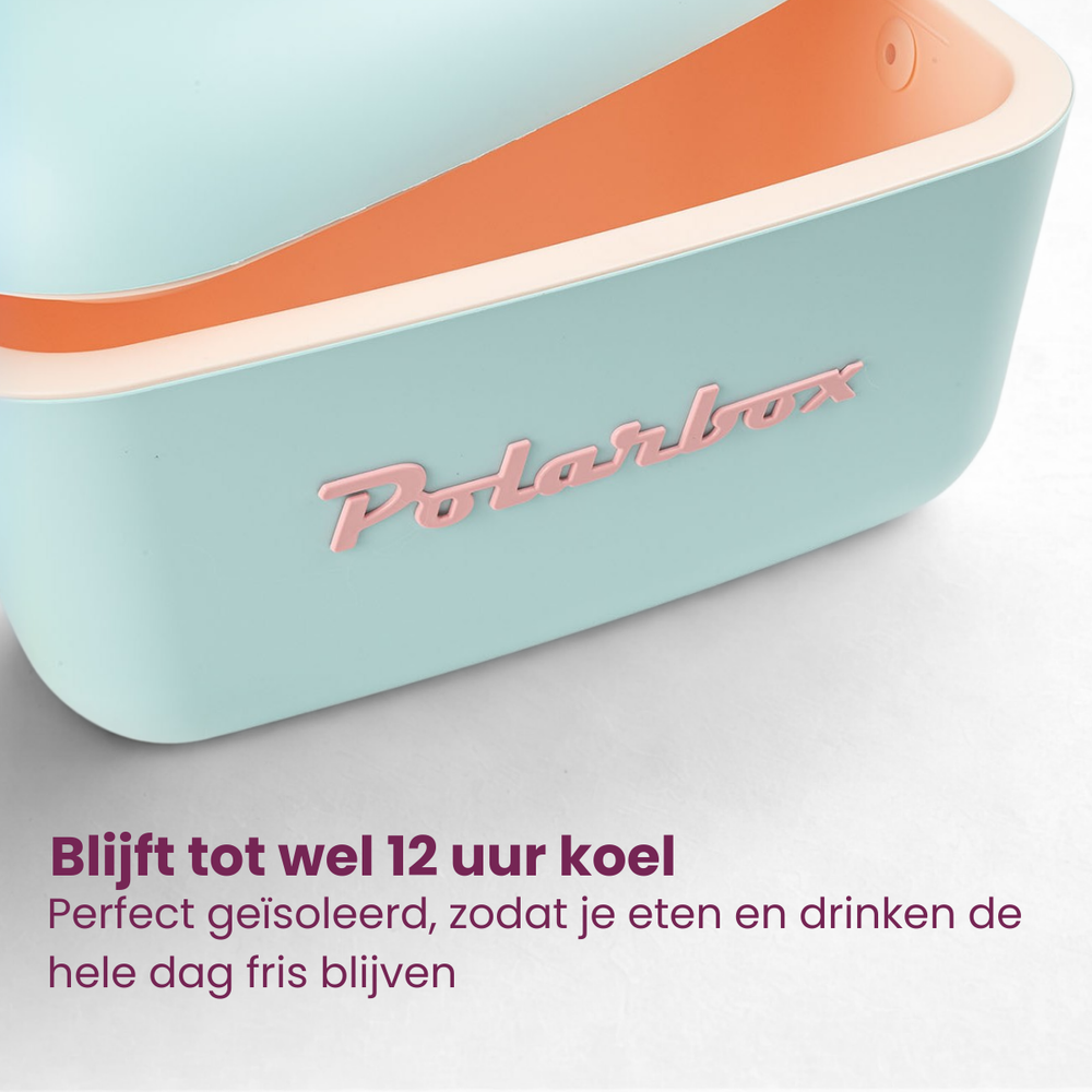 Polarbox Kühlbox mit Schultergurt - Hellblau - 12 Liter