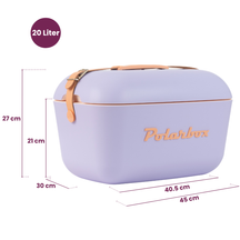 Polarbox Kühlbox mit Schultergurt - Lila Sorbet - 20 Liter