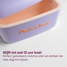 Polarbox Kühlbox mit Schultergurt - Lila Sorbet - 20 Liter