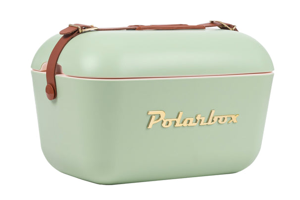 Polarbox Kühlbox mit Schultergurt - Olive Green-Gold - 12 Liter