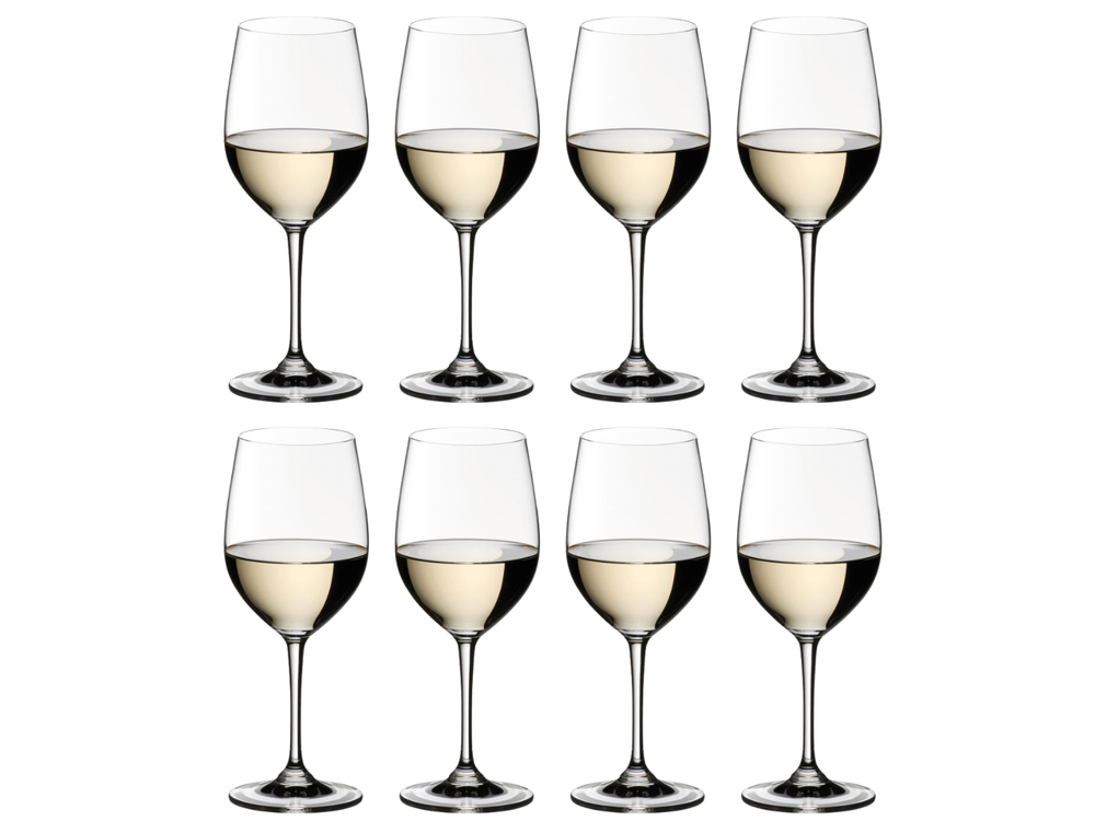 Riedel Weißweingläser Vinum - Viognier / Chardonnay - 350 ml - Zahle 6 und bekomme 8