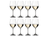 Riedel Weißweingläser Vinum - Viognier / Chardonnay - 350 ml - Zahle 6 und bekomme 8