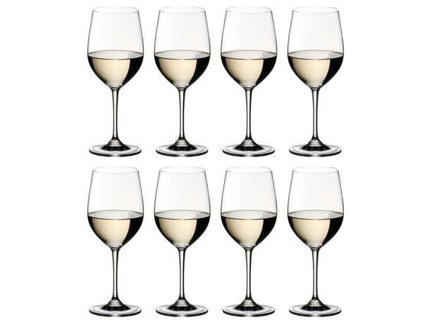 Riedel Weißweingläser Vinum - Viognier / Chardonnay - 350 ml - Zahle 6 und bekomme 8