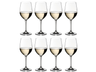 Riedel Weißweingläser Vinum - Viognier / Chardonnay - 350 ml - Zahle 6 und bekomme 8