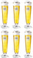 Warsteiner Biergläser mit Fuß 400 ml - 6 Stück