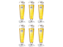 Warsteiner Biergläser mit Fuß 300 ml - 6 Stück