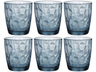 Bormioli Rocco Wassergläser Diamond Blau 300 ml - 6 Stücke