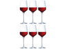 Chef & Sommelier Rotweingläser Sublym 350 ml - 6 Stück
