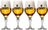 Cornet-Biergläser - 330 ml - 4er-Pack