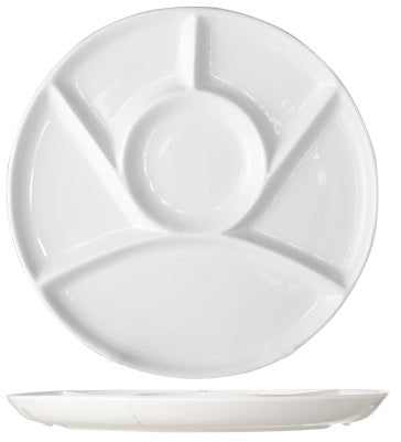 Cosy & Trendy Assiettes gourmandes 6 compartiments ø 23.5 cm - 4 pièces