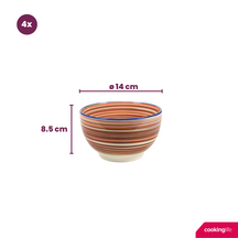Cookinglife Suppenschalen / Schalen Rhythm & Lines ø 14 cm - 4 Stück