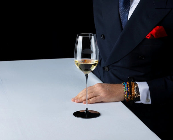 Riedel Weißweinglas Fatto A Mano Black Tie - Riesling - 400 ml
