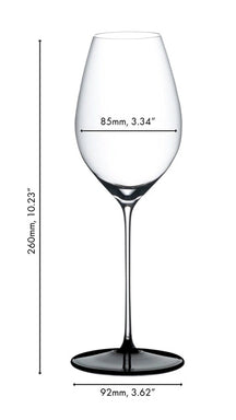Riedel Weißweinglas Fatto A Mano Black Tie - Sauvignon Blanc / Champagner - 464 ml