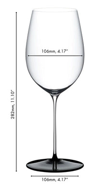 Riedel Rotweinglas Fatto A Mano Black Tie - Bordeaux Grand Cru - 953 ml