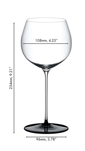 Riedel Weißweinglas Fatto A Mano Black Tie - Chardonnay - 660 ml