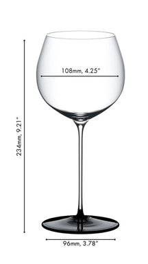 Riedel Weißweinglas Fatto A Mano Black Tie - Chardonnay - 660 ml