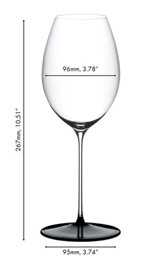 Riedel Rotweinglas Fatto A Mano Black Tie - Hermitage / Syrah - 668 ml