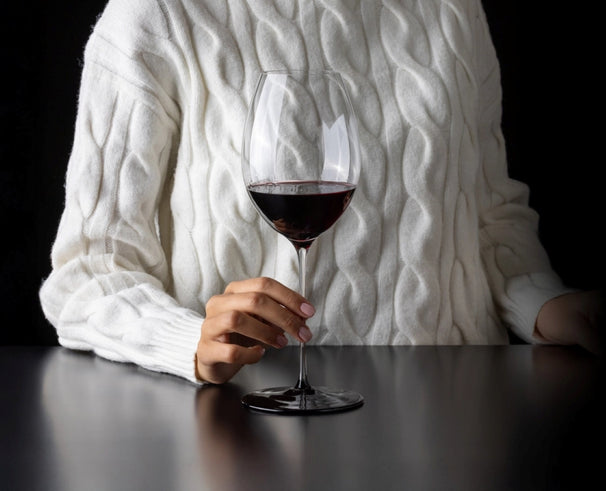 Riedel Rotweinglas Fatto A Mano Black Tie - Hermitage / Syrah - 668 ml
