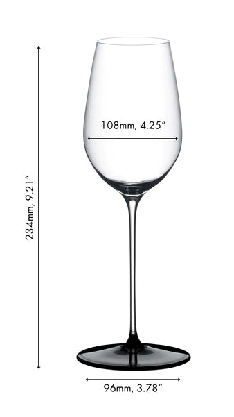 Riedel Weißweinglas Fatto A Mano Black Tie - Riesling - 400 ml