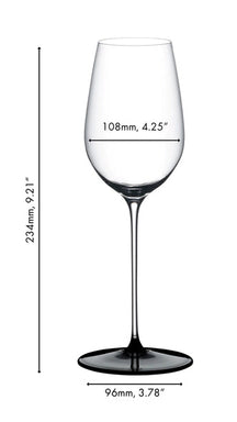 Riedel Weißweinglas Fatto A Mano Black Tie - Riesling - 400 ml