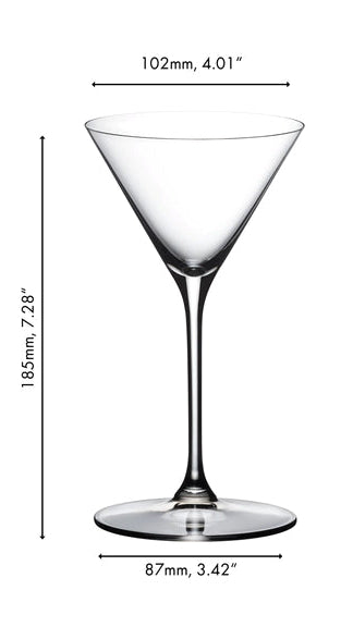 Riedel Cocktailgläser / Martiniglazen Grape@Riedel - Martini / Cocktail - 200 ml - 2 Stück