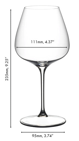 Riedel Rotweingläser Grape@Riedel - Pinot Noir / Nebbiolo / Aperitivo - 750 ml - 2 Stück