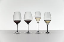 Riedel Champagnerglas Fatto A Mano Performance - Schwarzer Stiel - 375 ml