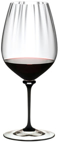 Riedel Rotweinglas Fatto A Mano Performance - Cabernet Sauvignon - Schwarzer Stiel - 834 ml