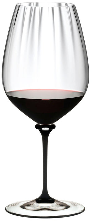 Riedel Rotweinglas Fatto A Mano Performance - Cabernet Sauvignon - Schwarzer Stiel - 834 ml