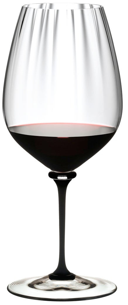 Riedel Rotweinglas Fatto A Mano Performance - Cabernet Sauvignon - Schwarzer Stiel - 834 ml
