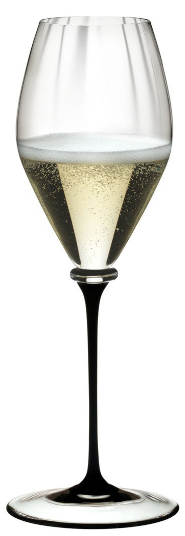 Riedel Champagnerglas Fatto A Mano Performance - Schwarzer Stiel - 375 ml