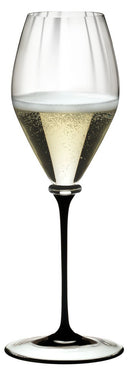 Riedel Champagnerglas Fatto A Mano Performance - Schwarzer Stiel - 375 ml