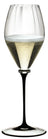 Riedel Champagnerglas Fatto A Mano Performance - Schwarzer Stiel - 375 ml