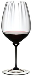 Riedel Rotweinglas Fatto A Mano Performance - Pinot Noir - Schwarzer Stiel - 830 ml