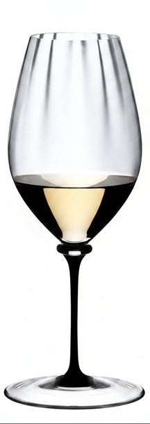 Riedel Weißweinglas Fatto A Mano Performance - Riesling - Schwarzer Stiel - 623 ml