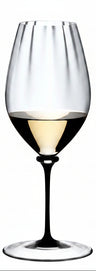 Riedel Weißweinglas Fatto A Mano Performance - Riesling - Schwarzer Stiel - 623 ml