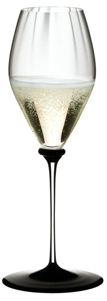 Riedel Champagnerglas Fatto A Mano Performance - Schwarze Bodenplatte - 375 ml