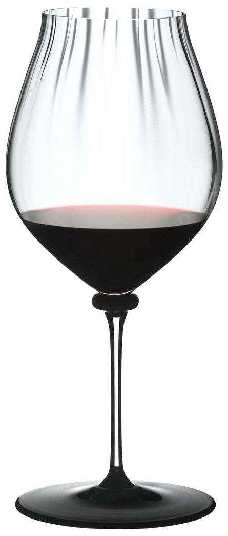 Riedel Rotweinglas Fatto A Mano Performance - Pinot Noir - Schwarze Bodenplatte - 830 ml