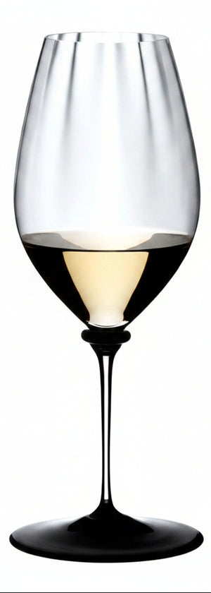Riedel Weißweinglas Fatto A Mano Performance - Riesling - Schwarze Bodenplatte - 623 ml
