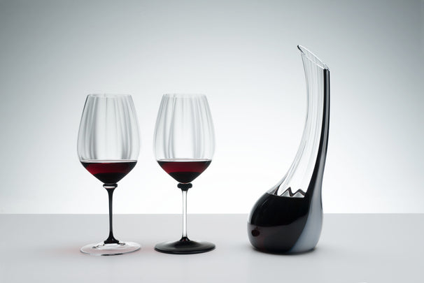 Riedel Rotweinglas Fatto A Mano Performance - Cabernet Sauvignon - Schwarze Bodenplatte - 834 ml