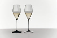 Riedel Champagnerglas Fatto A Mano Performance - Schwarzer Stiel - 375 ml